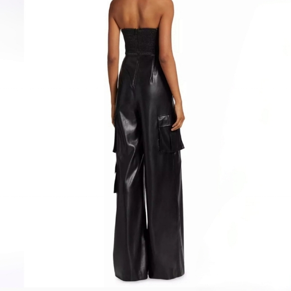 ALICE + OLIVIA Vegan Cargo Jumpsuit - Picture 6 of 9